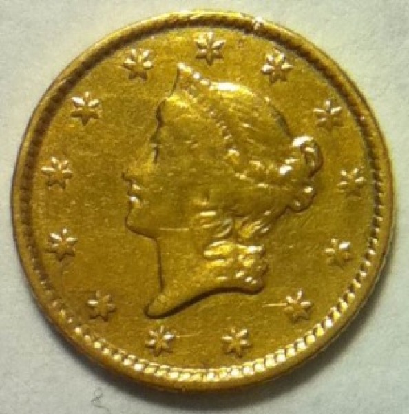 1853-Gold-Dollar