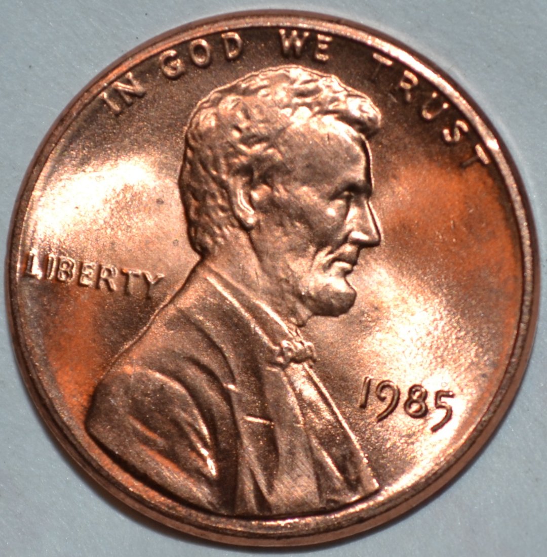 1985-Lincoln-Cent-Shiny-For-You-To-Grade
