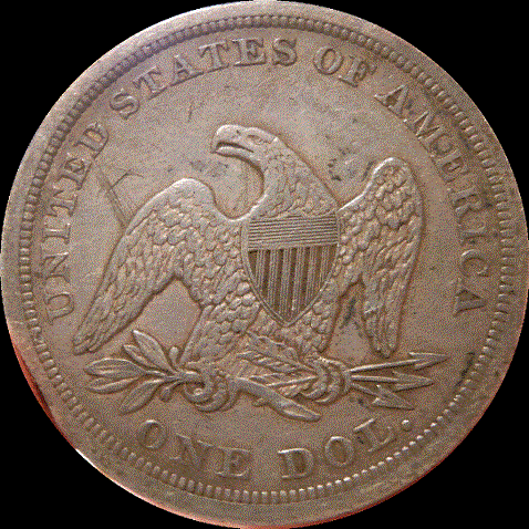 1842-Seated-Dollar--Lamination?