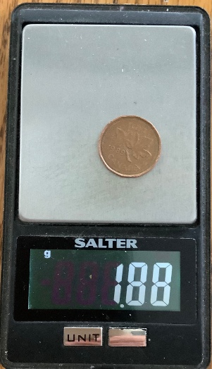 1989-Penny-Struck-On-Foreign-Planchet