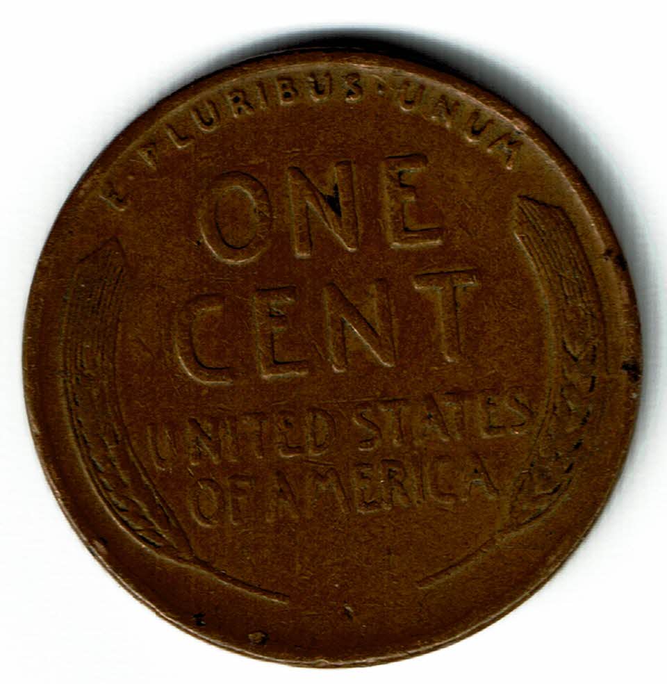 1945-Lincoln-Cent-Strikethrough-Or-Damage?