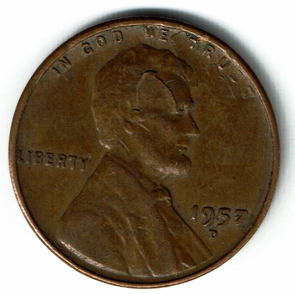 1957-D-Lincoln-Cent-Lamination-Error