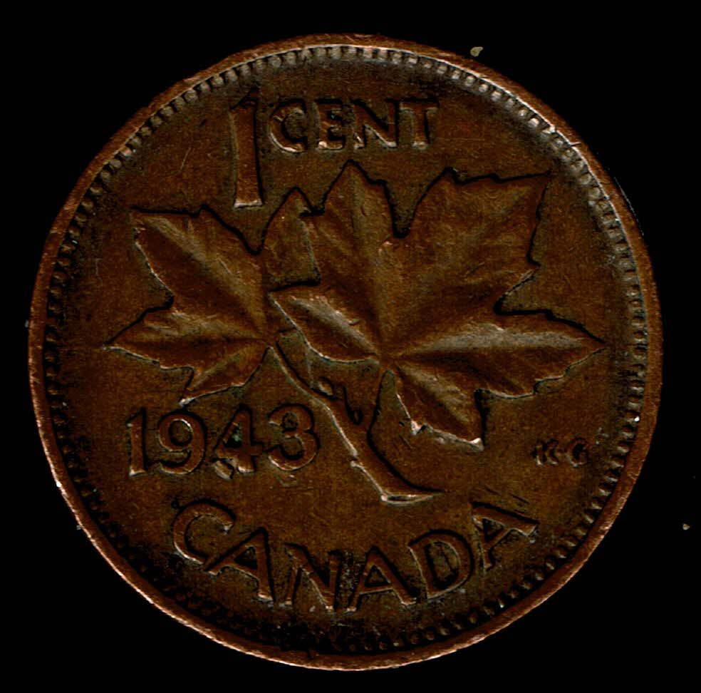 1943-Canada-Cent-Die-Cracks-And-Die-Chip