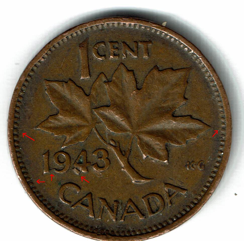 1943-Canada-Cent-Die-Cracks-And-Die-Chip