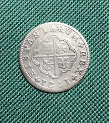 Spain-1721-Two-Reales---Weight-?