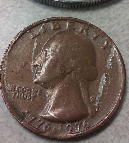 Copper-Quarter---Just-On-One-Side?