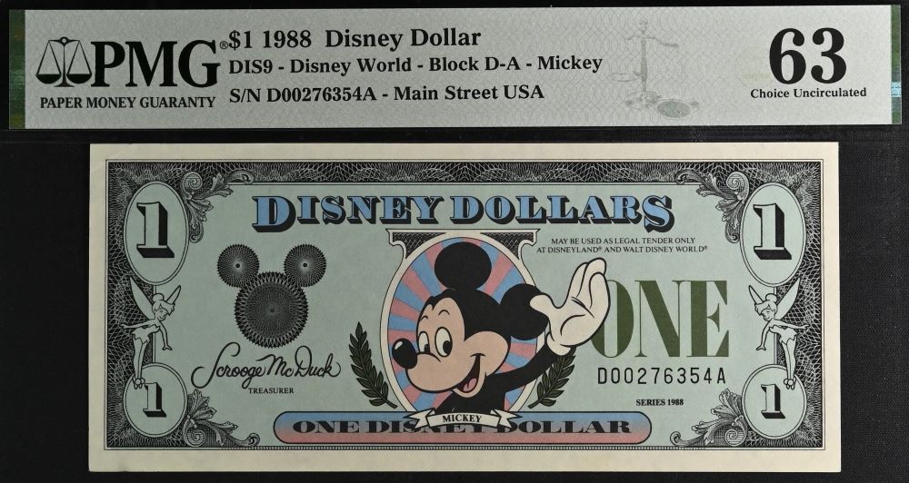 Graded-Disney-Dollars
