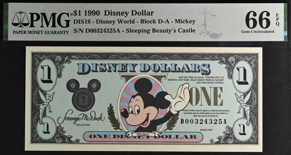 Graded-Disney-Dollars