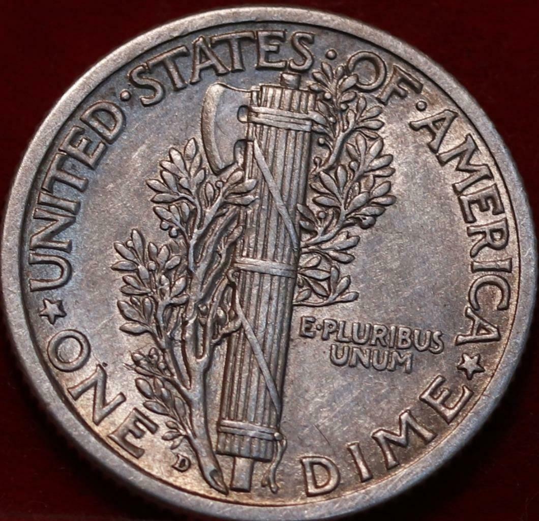 1917-D-And-1927-S-Dimes---Solid-AU-53-Problem-Free?