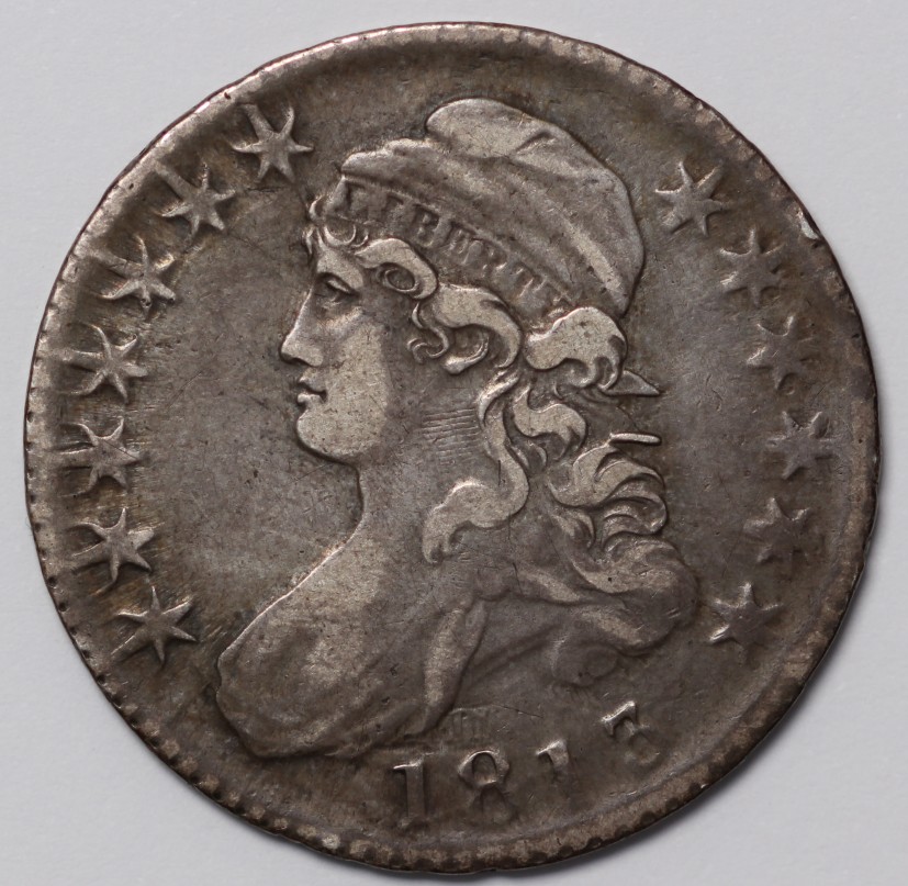 1813-Capped-Bust-Half-O-109A-Single-Leaf
