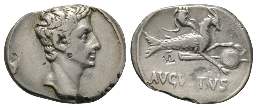 Augustus-Capricorn-Denarius