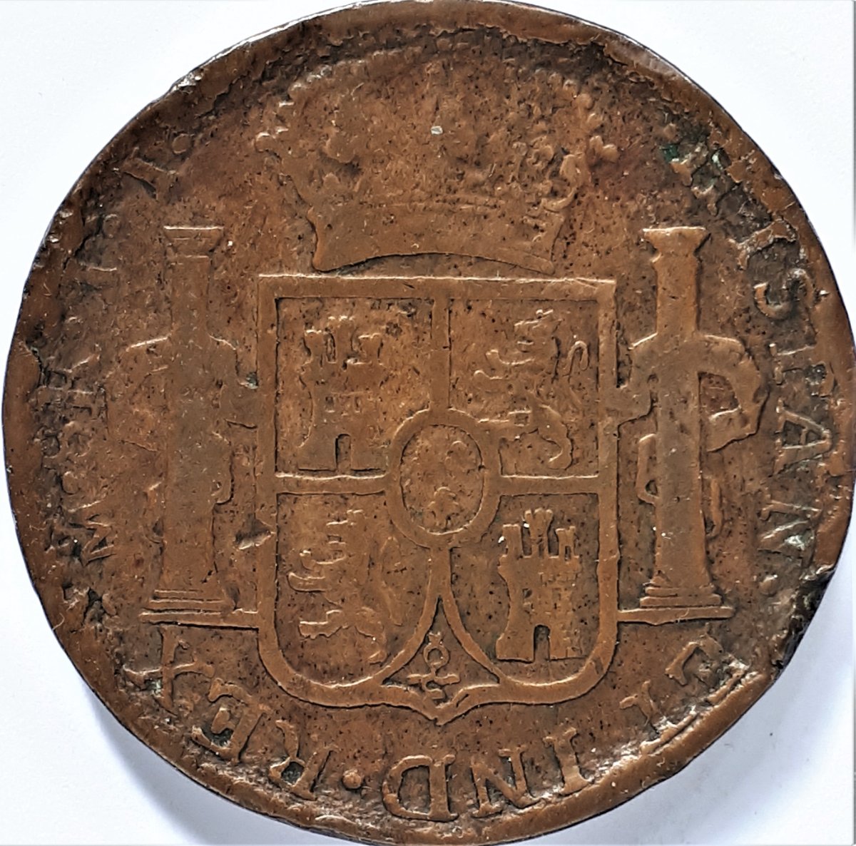 Mexico-8-Reales-Of-1816,-But-Made-Of-Copper-What-Is-The-Story?