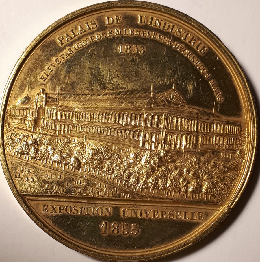 French-Medal:-Exposition-Universelle-1855:-Any-More-Information?