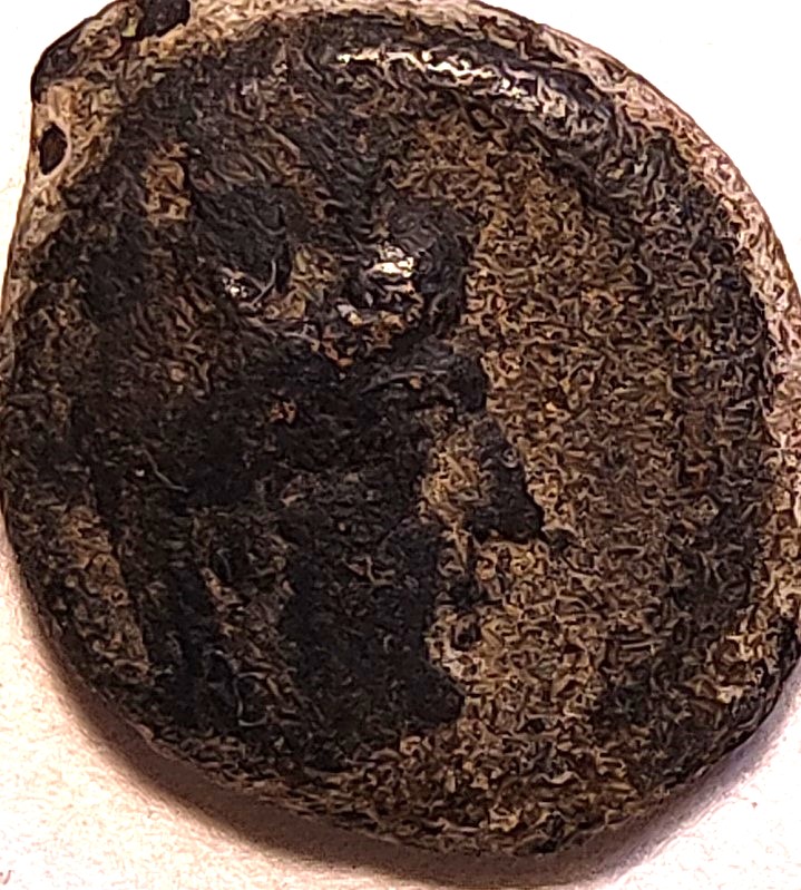 Unknown-Small-Greek,-Prow-Of-Galley-With-Letters-A&sigma;,-Bust-Other-Side