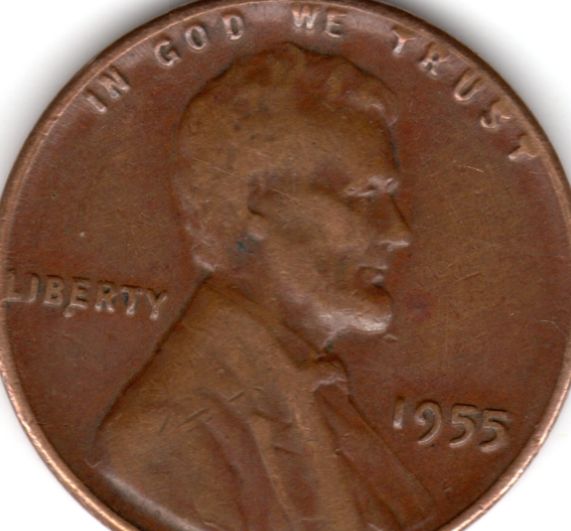 1955-Wheat-Penny-Die-Break-Liberty?
