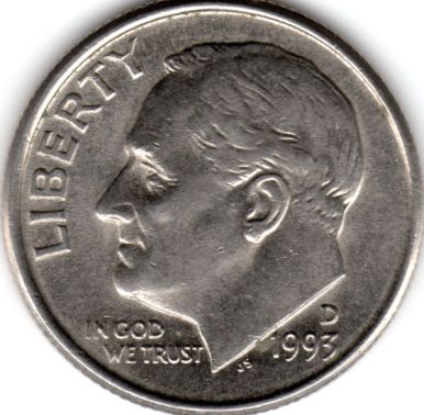 1993-D-Dime-Struck-Through...?