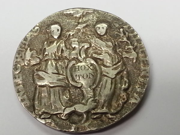 Hoxton-Silver-Token/Coin...-Anybody-Shed-Any-Light?