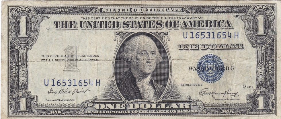1935e-Silver-Cert.-Interesting-Serial-#