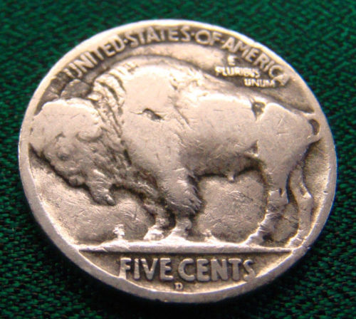 Buffalo-Nickel--1924-D-W/-Weak-Date