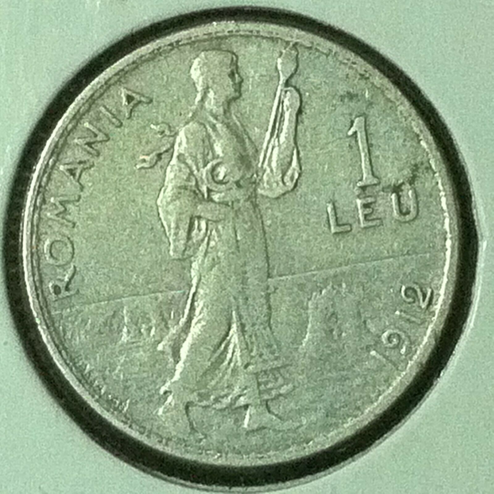 1912-Romania-Leu-With-Doubling