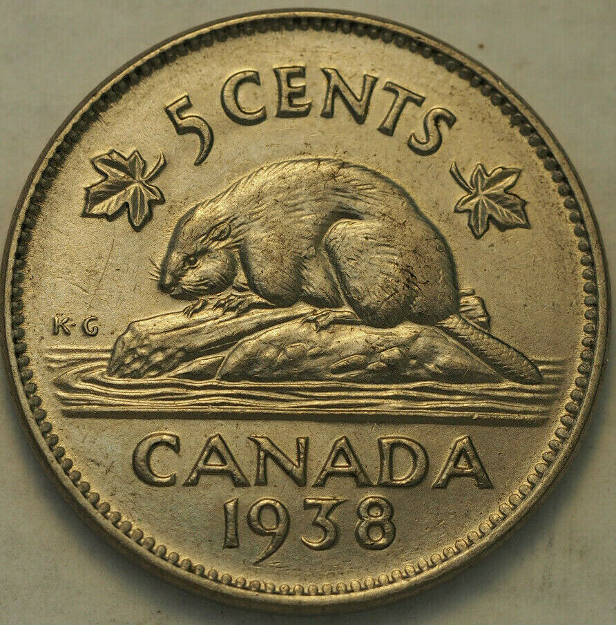 1934-&-1938-5-Cents-For-Grading-Canada