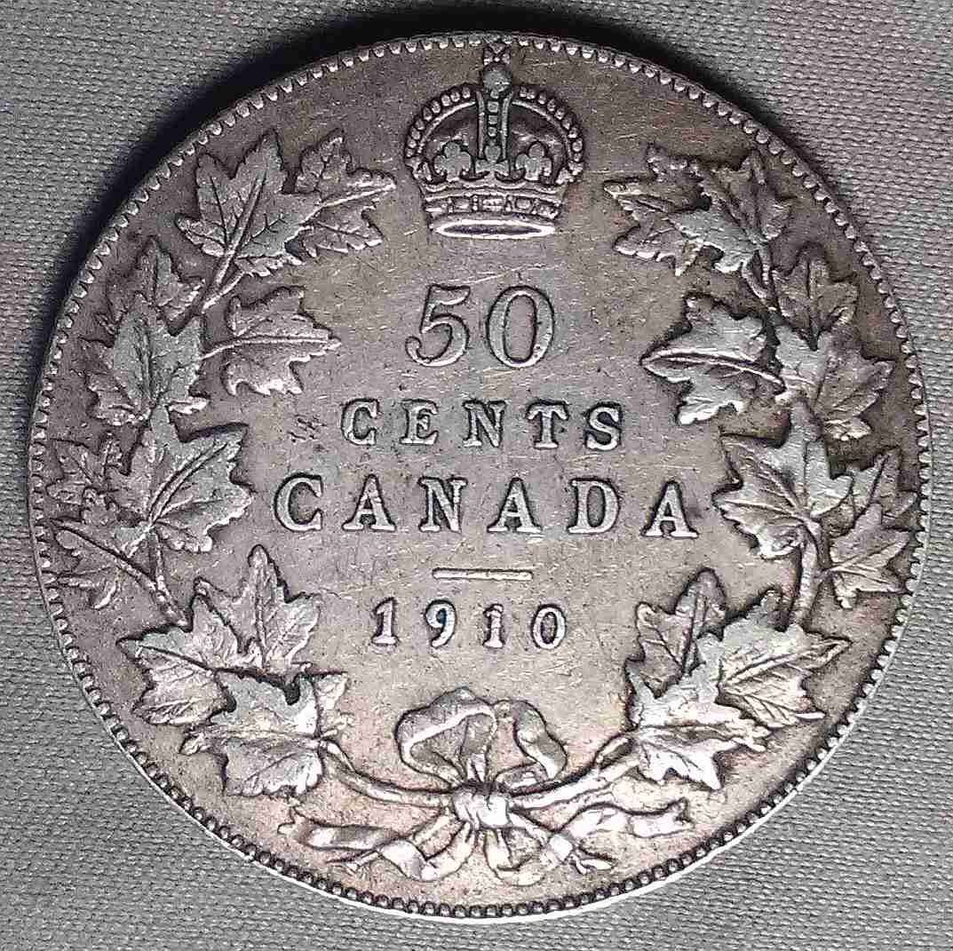 Canada-1910-50-Cents-For-Grading