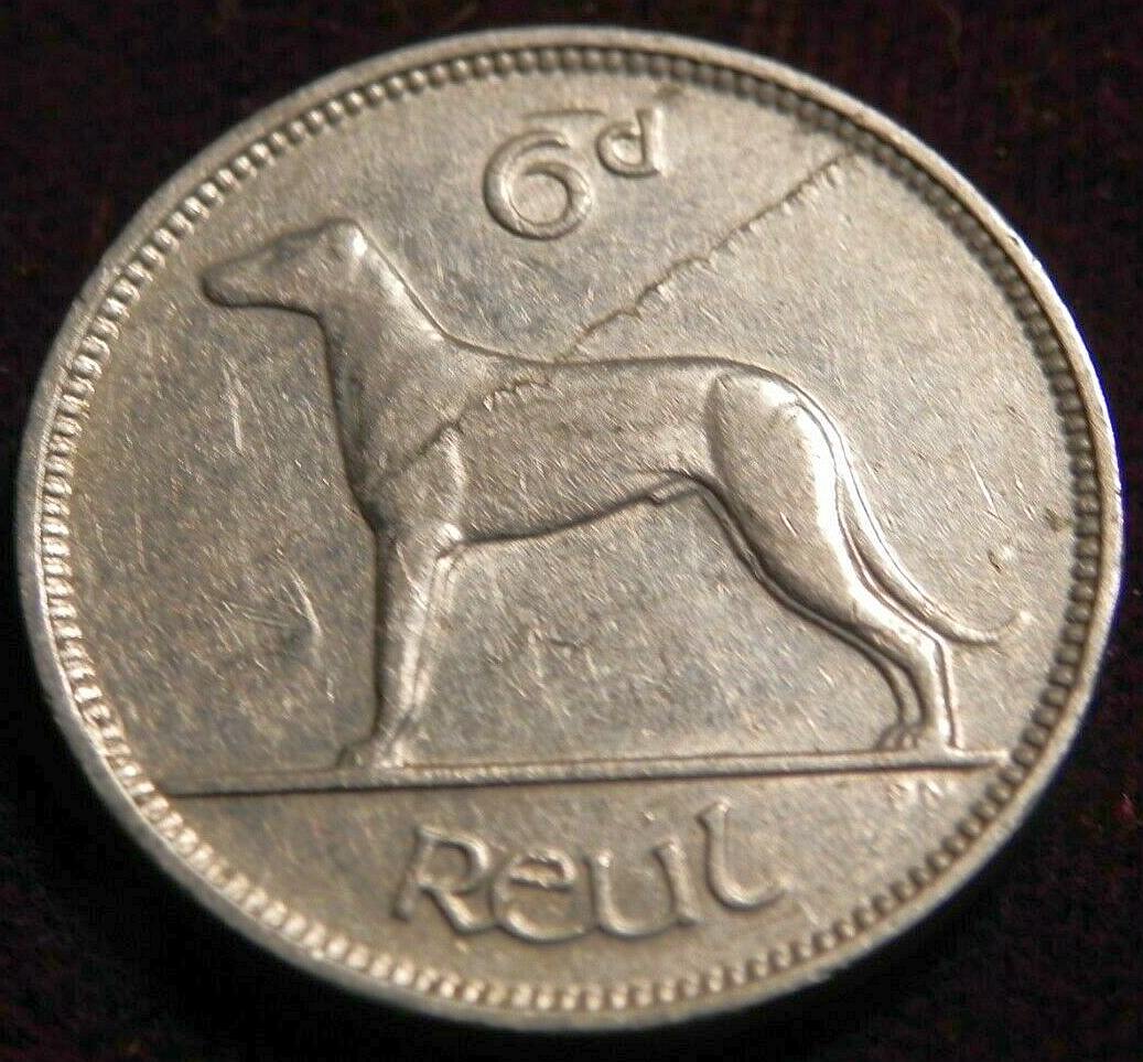 Ireland-1940-6-Pence---Die-Crack?