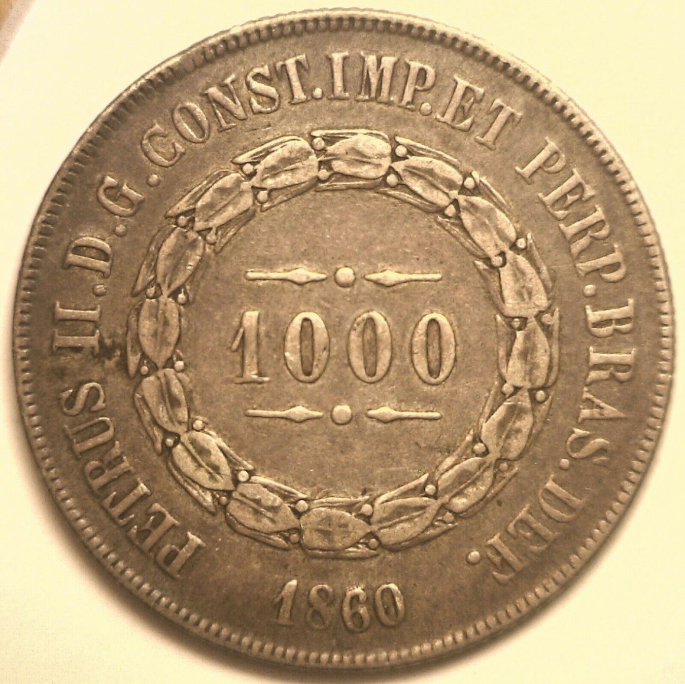 Brazil-1860/50-1000-Reis