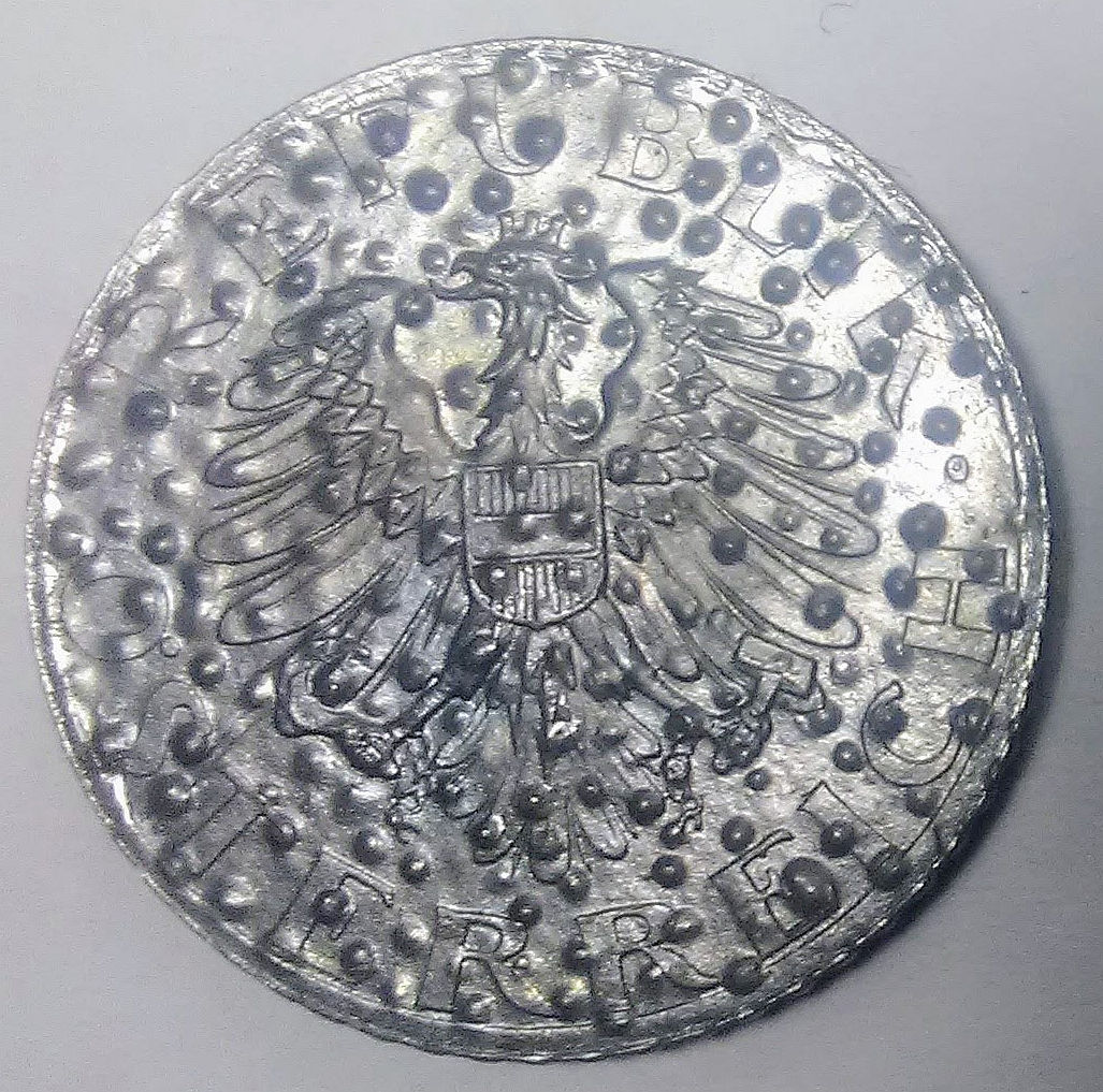 Austria-1971-5-Groschen---PVC-Damage