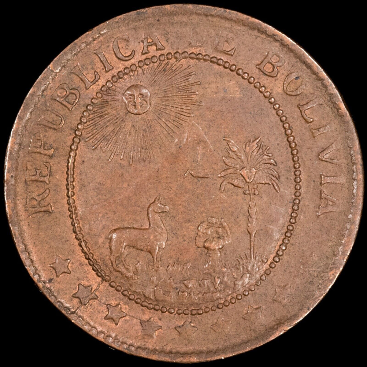 Bolivia-1942-50-Centavos-W/-Issues