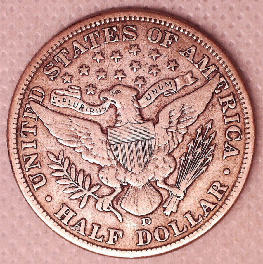 Barber-1907-D-Half-Dollar-For-Grading