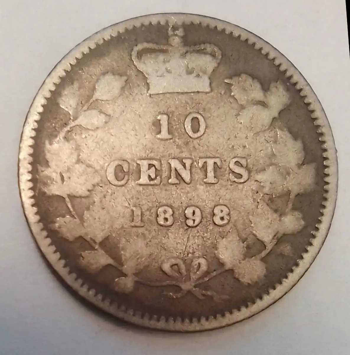 Canada-1898-10-Cents.--Possible-Repunched-Letters.