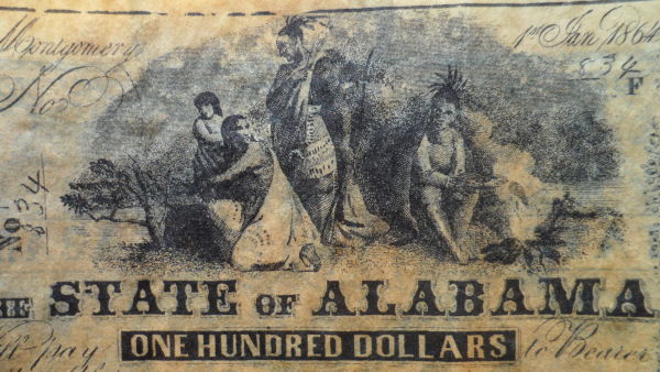 Alabama-And-Mississippi-Confederate-$100.00-Bills