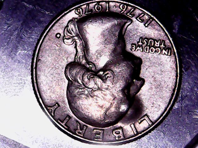 1976-D-Bicent-Qtr--Lamination-Error