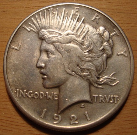 1921-Peace-Dollar