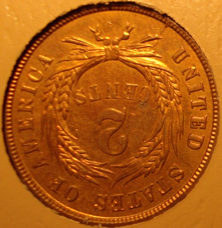 Two-Cent-Piece-Minted-Coin-Or-Medal-Style