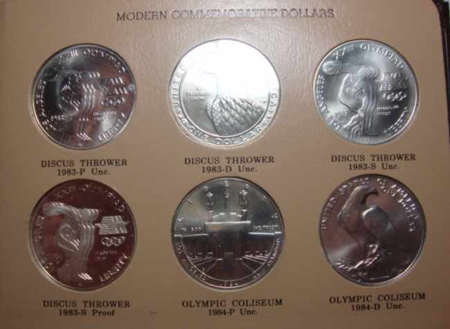 Modern-Commemorative-Type-Dollar-Dansco-Album-#7062