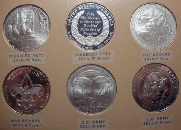 Modern-Commemorative-Type-Dollar-Dansco-Album-#7062