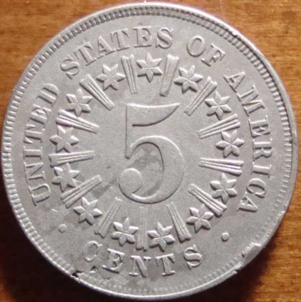 1866-Shield-Nickel-W/Lots-Of-Things-Going-On...-Variety?