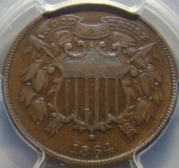 You-Vs.-PCGS-1864-Small-Motto/1872-Two-Cent-Pieces