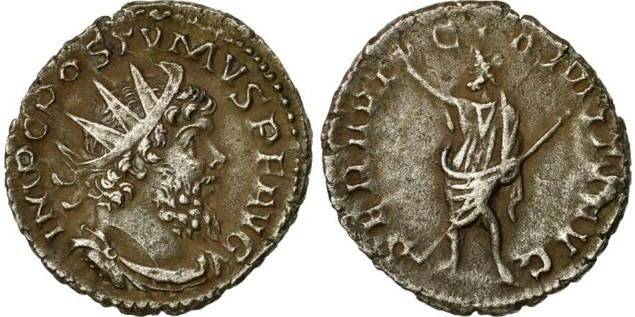 Postumus-Antoninianus,-Serapis-Reverse..