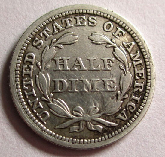 1854-Half-Dime