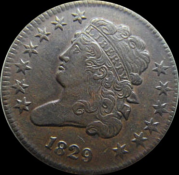 1829-Half-Cent-Raw-For-Grades-And-Comment