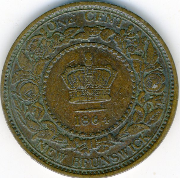 1864-Newbrunswick-Large-Cent
