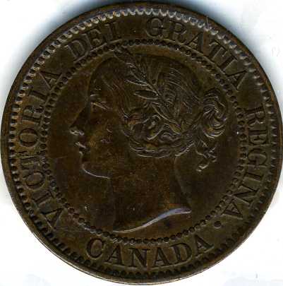 1858--Canada-Large-Cent-And-Its's-Varieties