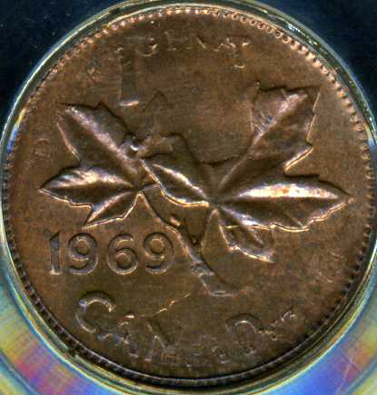 A-Couple-Canadian-1969-Flip-Struck-Pennies