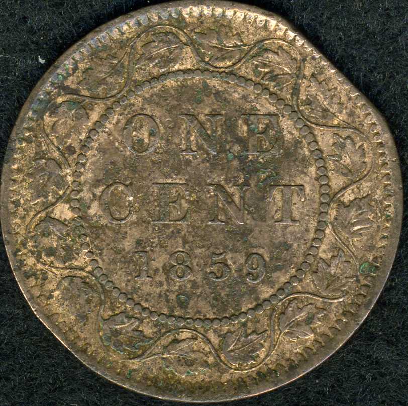 1859-Large-Cent-With-A-Clip-Planchet