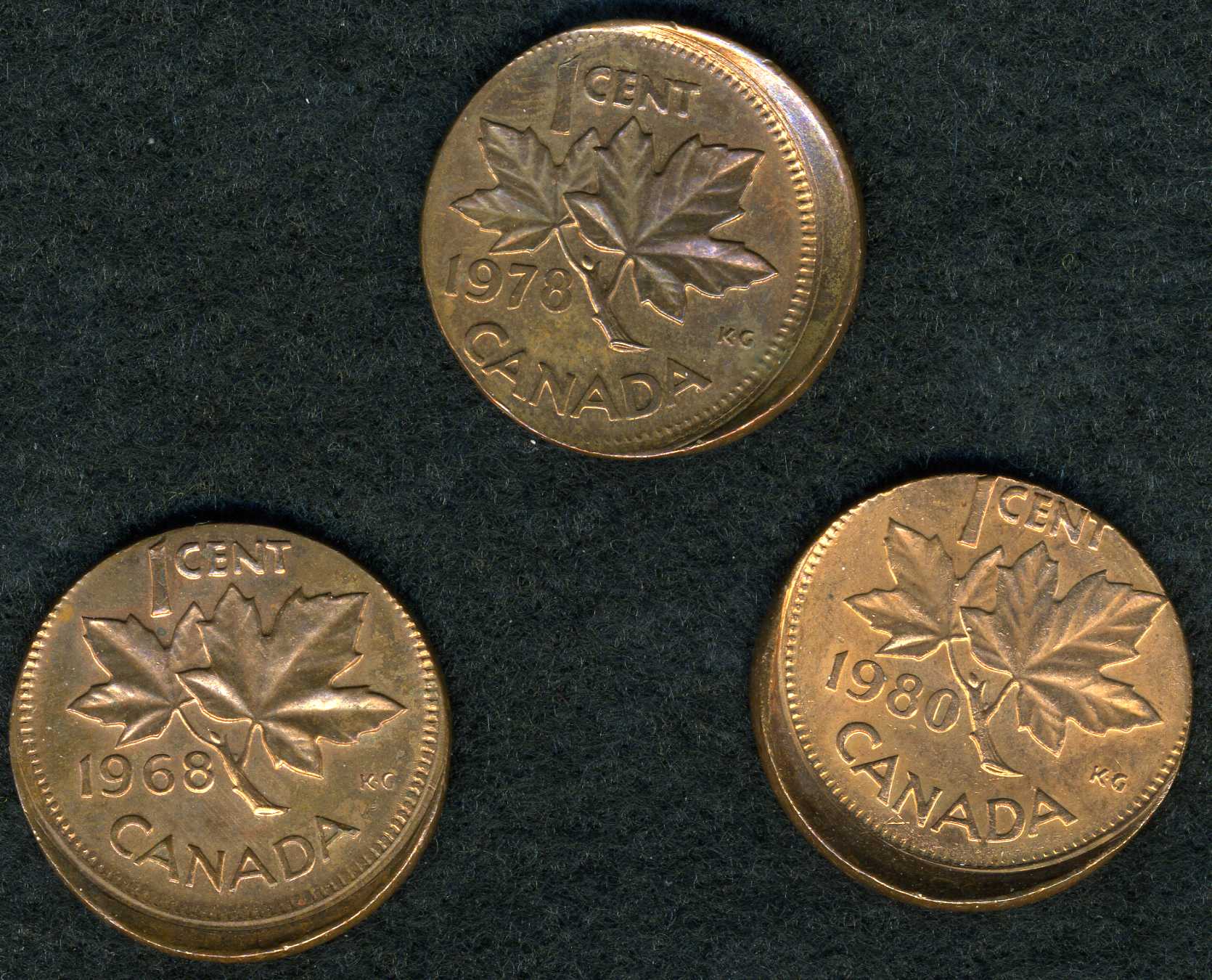 Off-Centre-Canadian-Broadstrikes,-Somewhat-Uncommon-After-1965