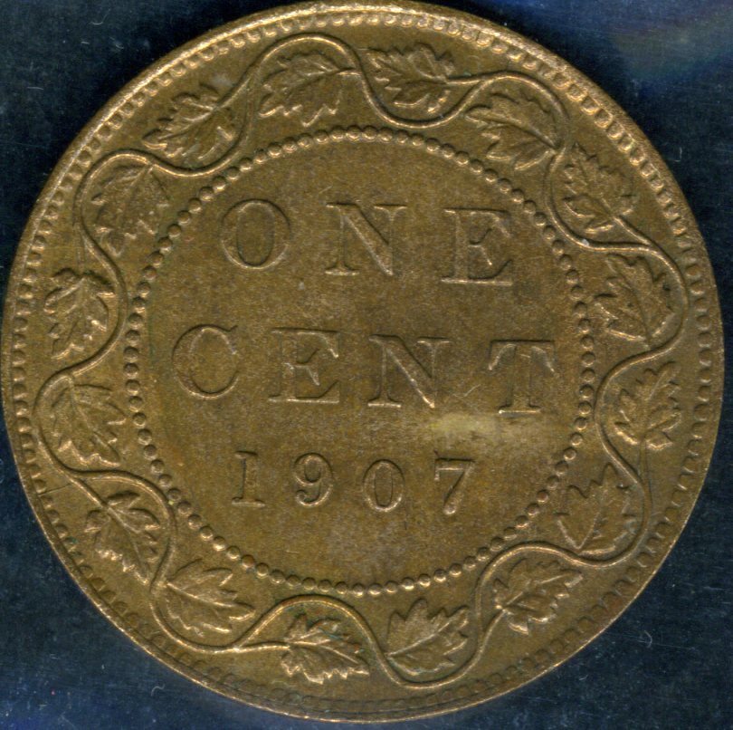 1907-Canada-Large-Cent-With-Die-Cracks
