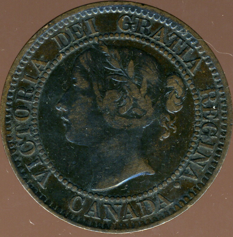 Canadian-1859-Dp9--Large-Cent